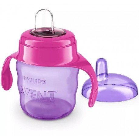 Philips Avent SCF551/03 Taza de Aprendizaje con Asas Lila 200 ml