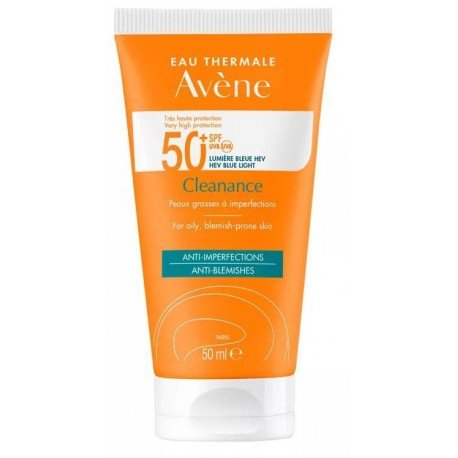 Avène Cleanance Solar SPF50+ Pieles con Tendencia Acneica 50 ml