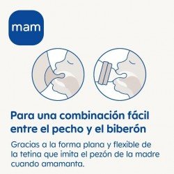 MAM Tetina 3 Flujo Rápido +4m 2 uds