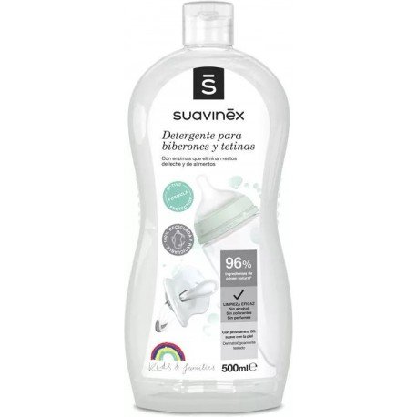 Suavinex Detergente para Biberones y Tetinas 500 ml