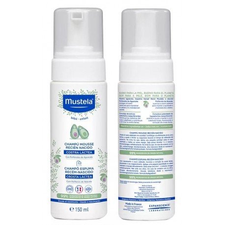 Mustela Champú Mousse Recién Nacido 150 ml
