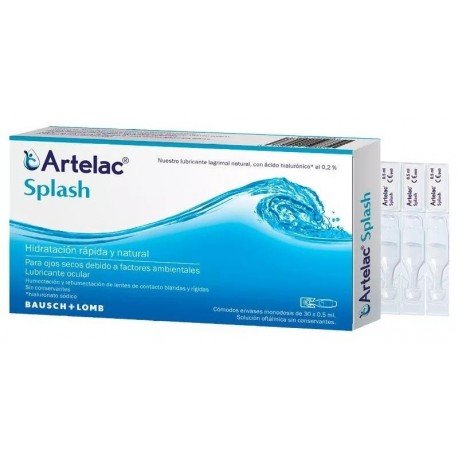 Artelac Splash Humectante Instantáneo Ojos 30 Monodosis