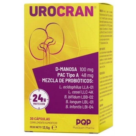 Urocran 30 Cápsulas