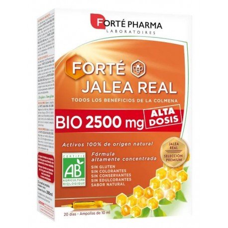 Forté Pharma Forté Jalea Real 2500 mg 20 Ampollas
