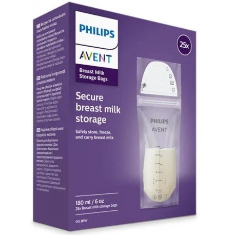 Philips Avent Bolsa Almacenamiento Leche Materna 25 uds