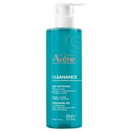 Avène Cleanance Gel Limpiador Acné 400 ml