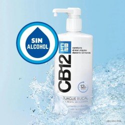 CB12 Colutorio Mal Aliento Sabor Menta 1000 ml