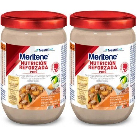 Meritene Nutrición Reforzada Puré Lomo con Patatas 2x300 gr