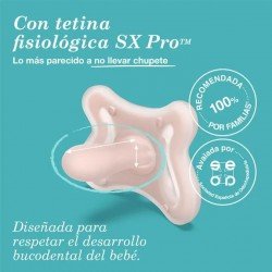 Suavinex Zero Zero Chupete Tetina Silicona Fisiológica SX Pro Fair -2-2m 2uds