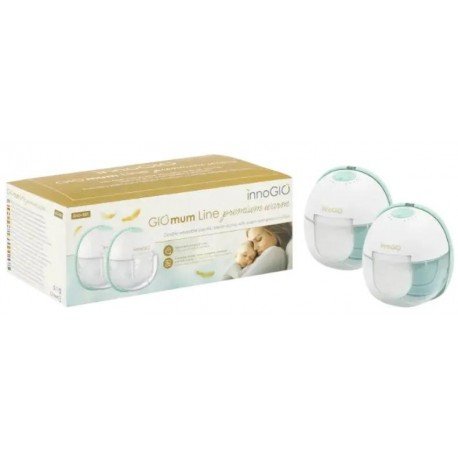 InnoGIO GIOmum Line Premium Warm Sacaleches Doble Eléctrico Portátil Térmico