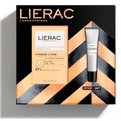 Lierac Protocolo Serum Vitamina C 30 ml + Diopti Ojeras 15 ml REGALO