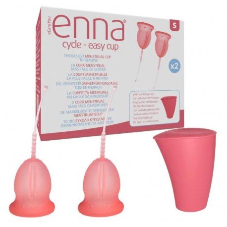 Enna Cycle Copa Menstrual Talla S 2 uds + Esterilizador