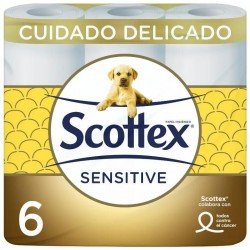 Comprar Scottex Papel Higiénico Sensitive 6 Rollos
