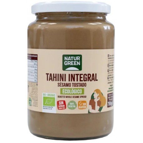 NaturGreen Tahin Puré Sésamo Tostado Bio 750 gr