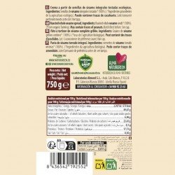 NaturGreen Tahin Puré Sésamo Tostado Bio 750 gr