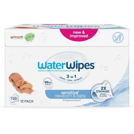 Waterwipes Toallitas Bebé 12x60 Uds