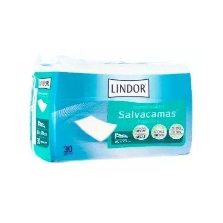 Lindor Salvacamas 40x60cm Empapadores, Protector de Superficies 30 uds