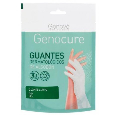 Genove Guantes Dermatológicos Algodón Talla Mediana