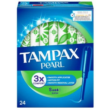 Tampax Pearl Tampones Super 24 uds