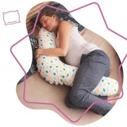 Badabulle Cojín de Maternidad Graphik y Feathers