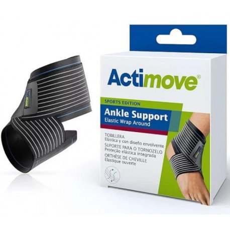Actimove Tobillera Elástica Talla M Negro