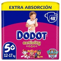 Comprar Dodot Pañales Activity Extra T5+ (12-17 Kg) 48 uds