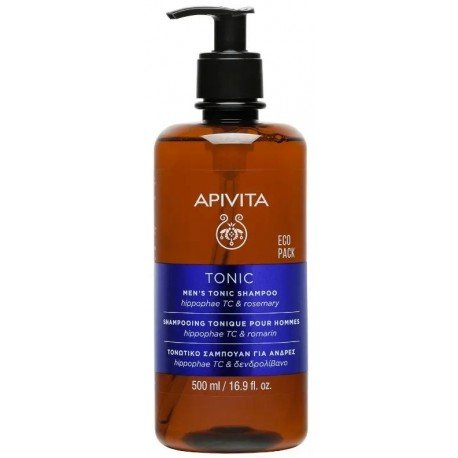 Apivita Champú Tonificante Caída Cabello Hombres 500 ml