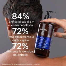 Apivita Champú Tonificante Caída Cabello Hombres 500 ml