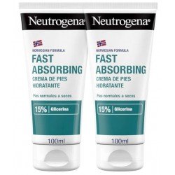 Comprar Neutrogena Crema Pies Hidratante Absorción Inmediata 2x100 ml