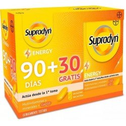 Comprar Supradyn Energy Vitaminas, Minerales y Energía 90+30 Comprimidos GRATIS