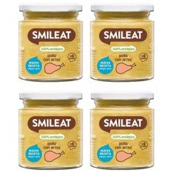 Comprar Smileat Tarrito de Pollo con Arroz ECO +6m 4x230 gr