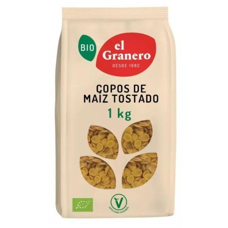 El Granero Integral Copos de Maíz Tostado Bio 1 Kg