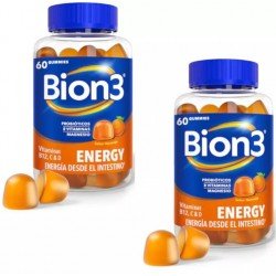 Comprar Bion3 Energy Multivitaminas con Probióticos, Vitaminas B12, C, D y Magnesio 2x60 Gummies