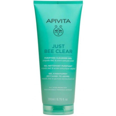 Apivita Just Bee Clear Gel Limpiador Purificante 200 ml