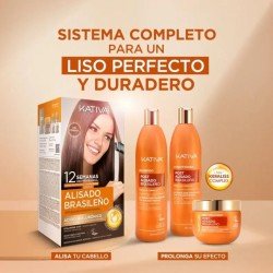 Kativa Post Alisado Champú 225 ml + Acondicionador 225 ml