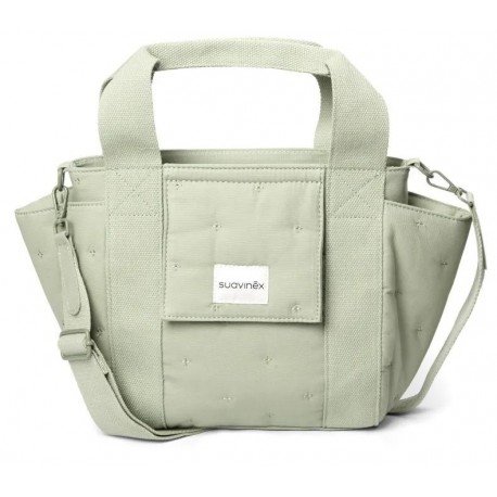 Suavinex Bolso Organizador Maternidad Pequeño para Carrito Verde Liso