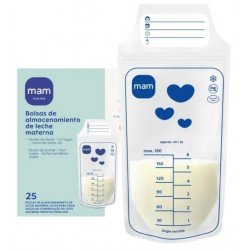 Comprar MAM Bolsas Almacenamiento Leche Materna 180 ml 25 uds