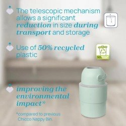 Chicco Contenedor para Pañales Telescópico Verde