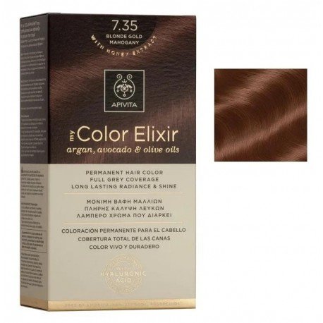 Apivita Tinte My Color Elixir N735 Rubio Dorado Caoba