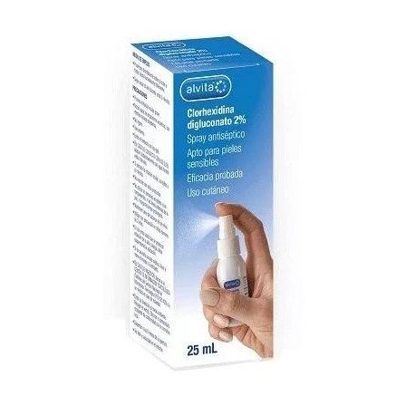 Alvita Clorhexidina Diguconato 2% Spray Antiséptico 25 ml