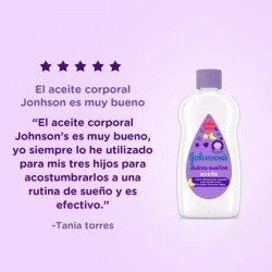 Johnson's Baby Aceite Dulces Sueños Ayuda a Calmar y Relajar Masajes 300 ml