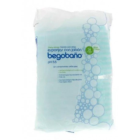 Begobaño Esponjas con Jabón 24 uds