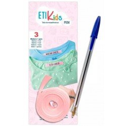 Comprar Etikids Cinta Termoadhesiva Tela Rosa 3m + Boli Azul