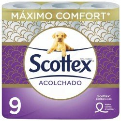 Comprar Scottex Papel Higiénico Acolchado 9 Rollos
