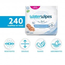 Waterwipes Toallitas Bebé 4x60 uds
