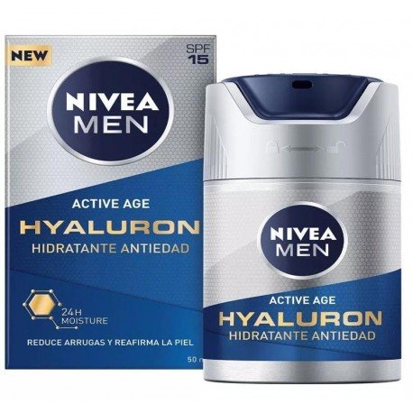 Nivea Men Hyaluron Crema Hidratante Antiedad SPF15 50 ml