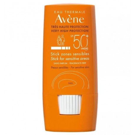 Avène Solar Stick SPF50+ Zonas Sensibles 8 gr