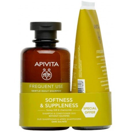 Apivita Champú Uso Diario 250 ml + Acondicionador 150 ml
