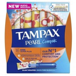 Comprar Tampax Pearl Compak Tampones Super Plus 16 uds