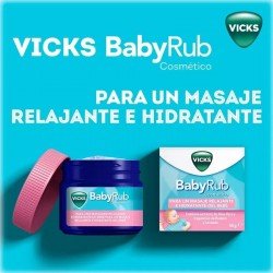 Vicks BabyRub Pomada Bebés 50 mg